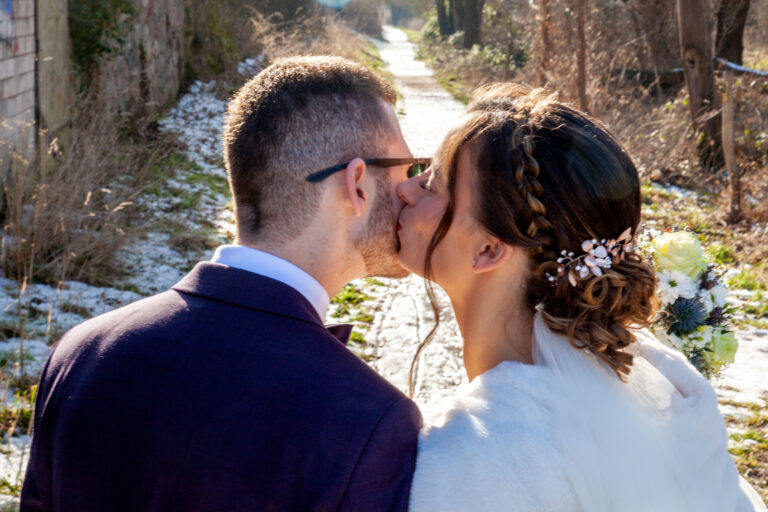 Vanessa und Aleks an ihrem Hochzeitstag